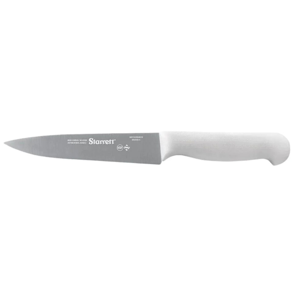 FACA PARA CARNE LÂMINA TRIANGULAR 15CM KBKW302 BRANCO STARRETT