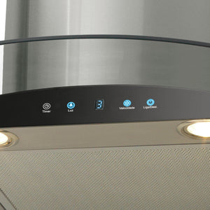 COIFA VIDRO TALENT TOUCH 60CM DIGITAL 16741(17916) 220V FISCHER