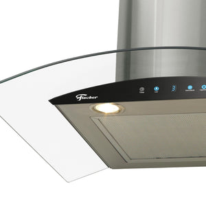 COIFA VIDRO TALENT TOUCH 60CM DIGITAL 16741(17916) 220V FISCHER