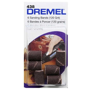 TUBO DE LIXA GRÃO 120 1/4" 6 PEÇAS 2615000438 DREMEL