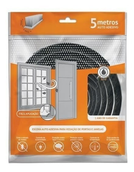 VEDA FRESTAS ESCOVA 10X7MM 5MT COMFORT DOOR