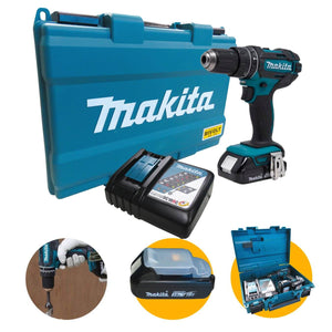 PARAFUSADEIRA / FURADEIRA DE IMPACTO 18V DHP482RAE MAKITA