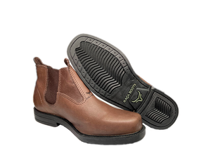 BOTINA DE COURO LATEGO 005 CAFÉ Nº 39 RAÇA BOOTS