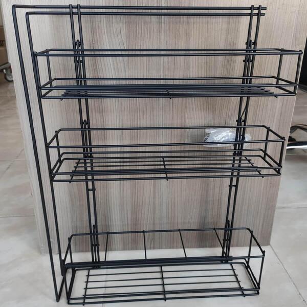 PORTA GARRAFAS/LATAS TRIPLO LATERAL PRETO 0181 SCHMITT