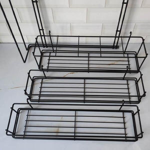 PORTA GARRAFAS/LATAS TRIPLO LATERAL PRETO 0181 SCHMITT