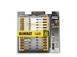JOGO DE BITS PHILIPS FLEXTORQ COM 22 PEÇAS DWA2FTS22IR DEWALT