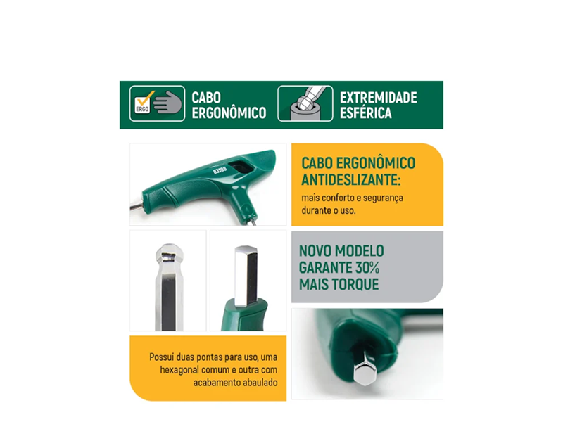 CHAVE HEXAG. CABO T 4MM ST83108SC SATA