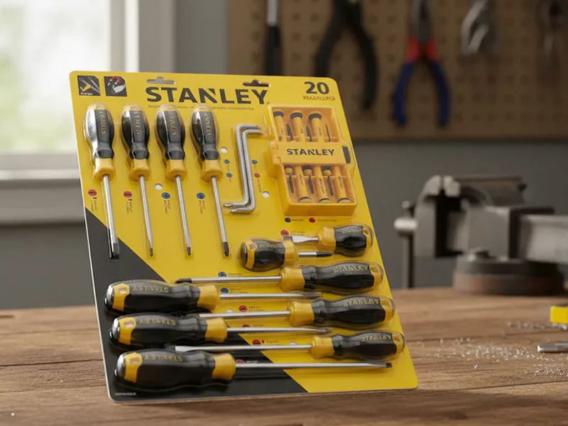 JOGO DE CHAVES DE FENDAS COM 20 PEÇAS STMT60220-LA STANLEY