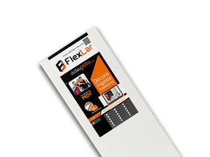 PRATELEIRA FLEXLAR BRANCO 90X40X15MM
