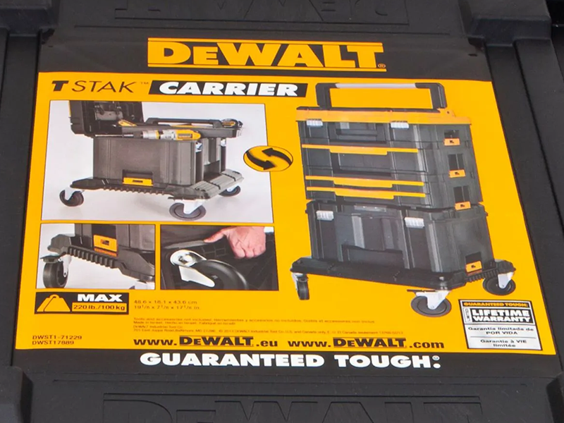 BASE COM 4 RODAS TSTAK DWST17889 DEWALT