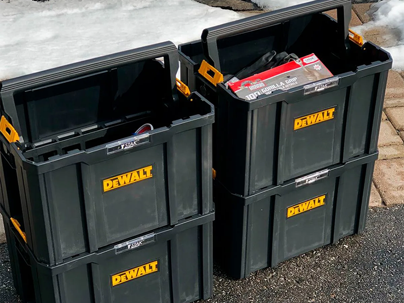 CAIXA ORGANIZADORA 26 LITROS COM ALÇA TSTAK DWST17809 DEWALT