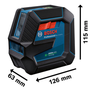NIVEL A LASER VERDE GLL-215 G 0601063W02 BOSCH