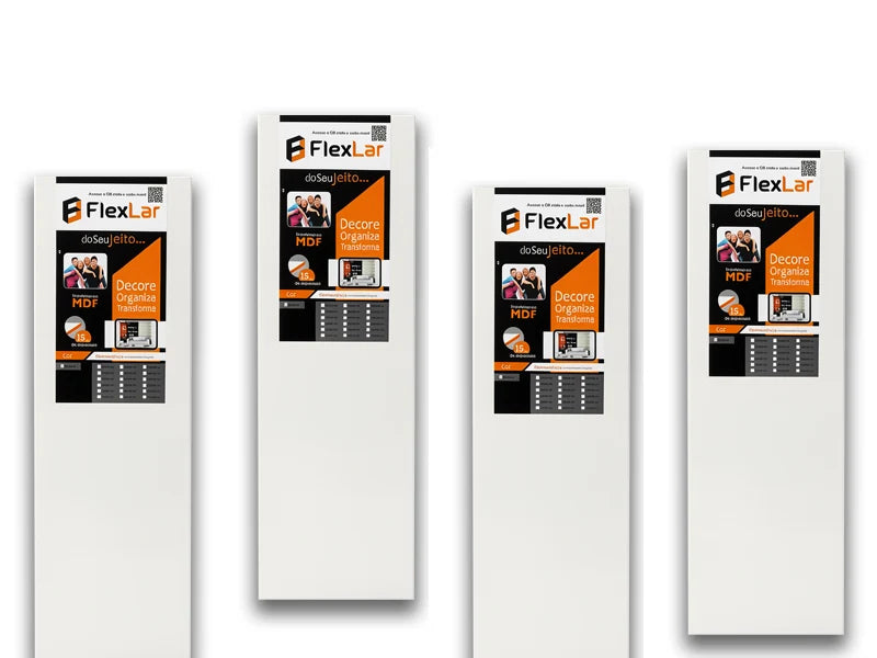 PRATELEIRA FLEXLAR BRANCO 150X20X15MM