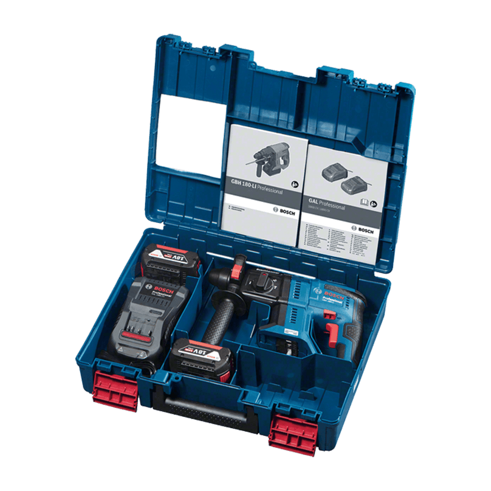 MARTELETE PERFURADOR 18V GBH 180LI 06119111E0 BOSCH
