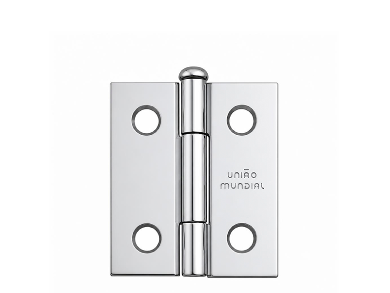 DOBRADIÇA 1.1/2" X 1.5/16" PINO BOLA CROMADO 621404 UNIÃO MUNDIAL
