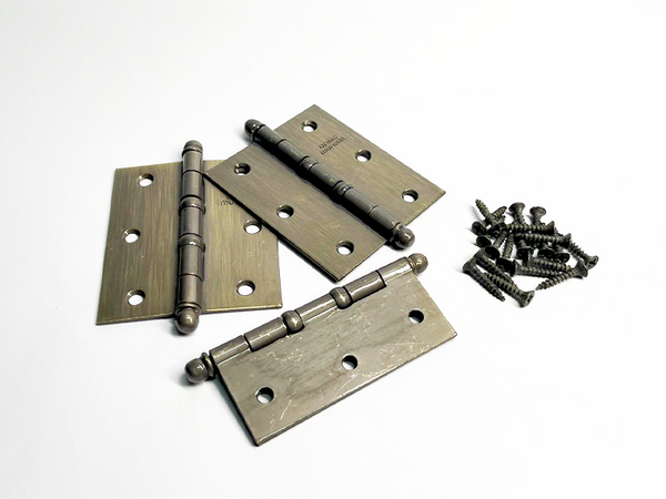 DOBRADIÇA AÇO LEVE 3"X2.1/2" COM ANEL ANTIQUECOM 3 UNIDADES 625709 UNIÃO MUNDIAL