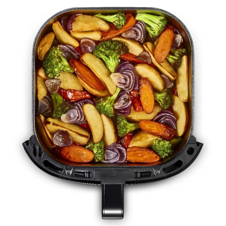 FRITADEIRA AIR FRYER SMART VISOR TRANSPARENTE 8L PRETO 220V FISCHER