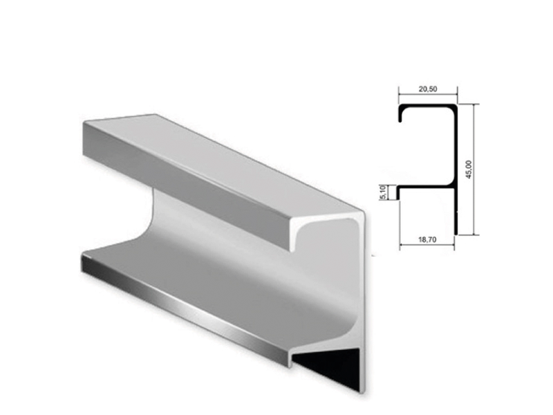 PUXADOR 5039-SP46 30MM 6 METROS PAUMA
