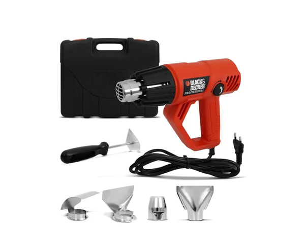SOPRADOR TÉRMICO HG2000K COM MALETA 1.800W 220V BLACK & DECKER
