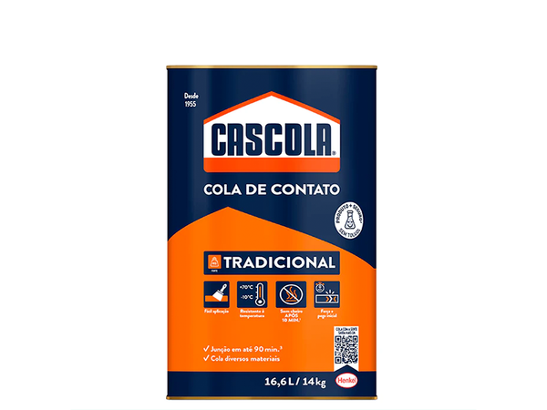 COLA DE CONTATO CASCOLA 14KG SEM TOLUOL