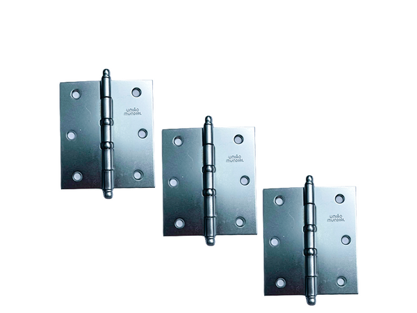 DOBRADIÇA 3.1/2" X 3" FCA 620411 COM ANEL UNIÃO MUNDIAL