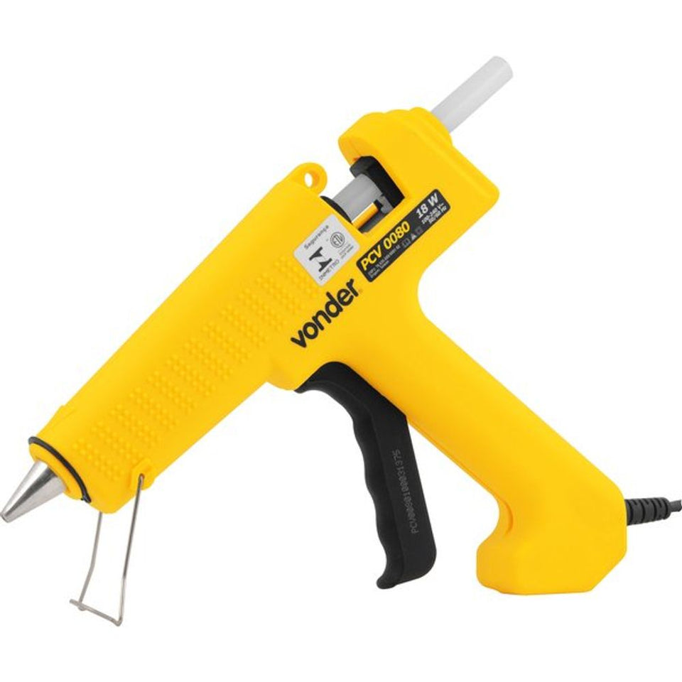 PISTOLA DE COLA QUENTE PCV 0080 18W 30.99.100.080 VONDER