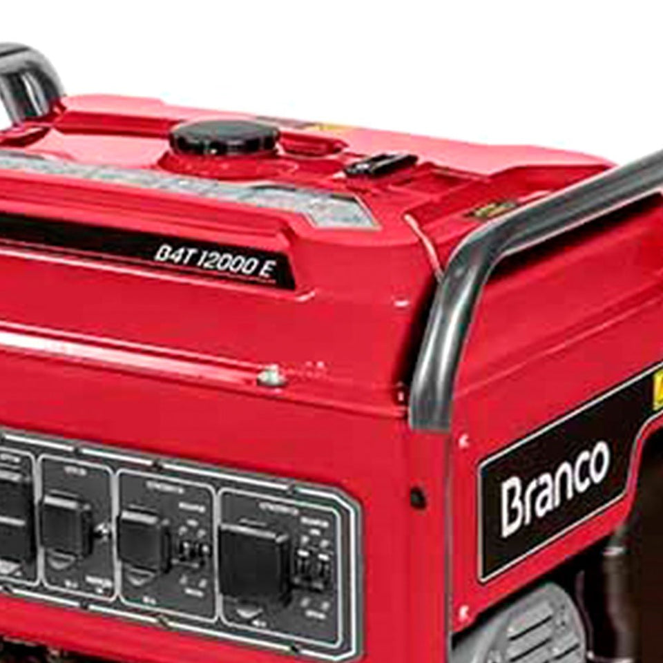 GERADOR DE ENERGIA BRANCO B4T 12000E 13KVA MONOFÁSICO