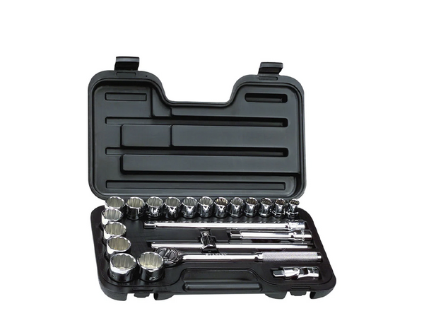 JOGO DE SOQUETE ESTRIADO 23 PEÇAS 86-531 STANLEY