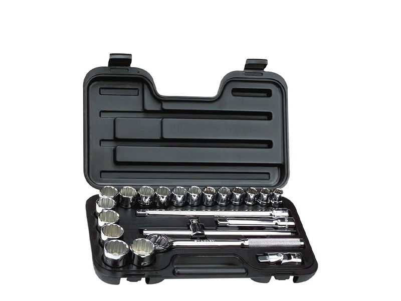 JOGO DE SOQUETE ESTRIADO 23 PEÇAS 86-531 STANLEY