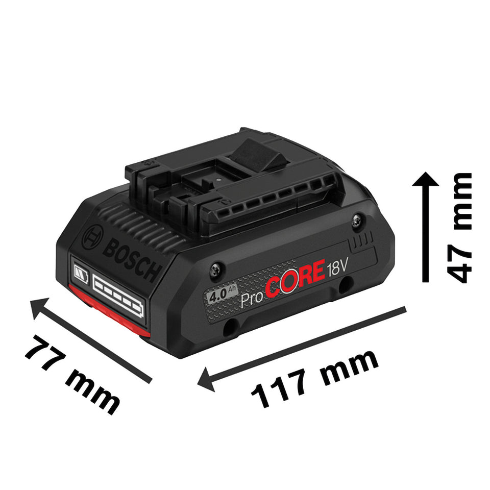 BATERIA DE ÍONS DE LÍTIO PROCORE 18V 4,0AH 1600A016GB BOSCH