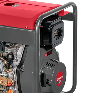 GERADOR DE ENERGIA A DIESEL BD8000EF 13CV  MONOFÁSICO 90314593 BRANCO