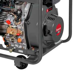 GERADOR DE ENERGIA A DIESEL BD8000EF 13CV  MONOFÁSICO 90314593 BRANCO