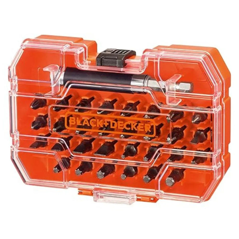 CONJUNTO DE BITS PARA PARAFUSAR COM 31 PEÇA A7228-XJ BLACK & DECKER