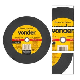 DISCO DE CORTE DCV 355X3,2X25,4MM GRÃO 30 1240140320 VONDER