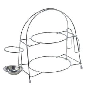 PORTA PRATOS / TALHERES / GUARDANAPOS ALICE CROMADO 1077 SCHMITT