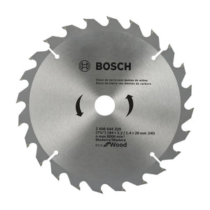 DISCO DE SERRA CIRCULAR PARA MADEIRA ECO 7.1/4" 24 DENTES 2608644329 BOSCH