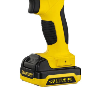 PARAFUSADEIRA/FURADEIRA 12V SCD121S2K-BR COM 2 BATERIAS + CARREGADOR E MALETA STANLEY