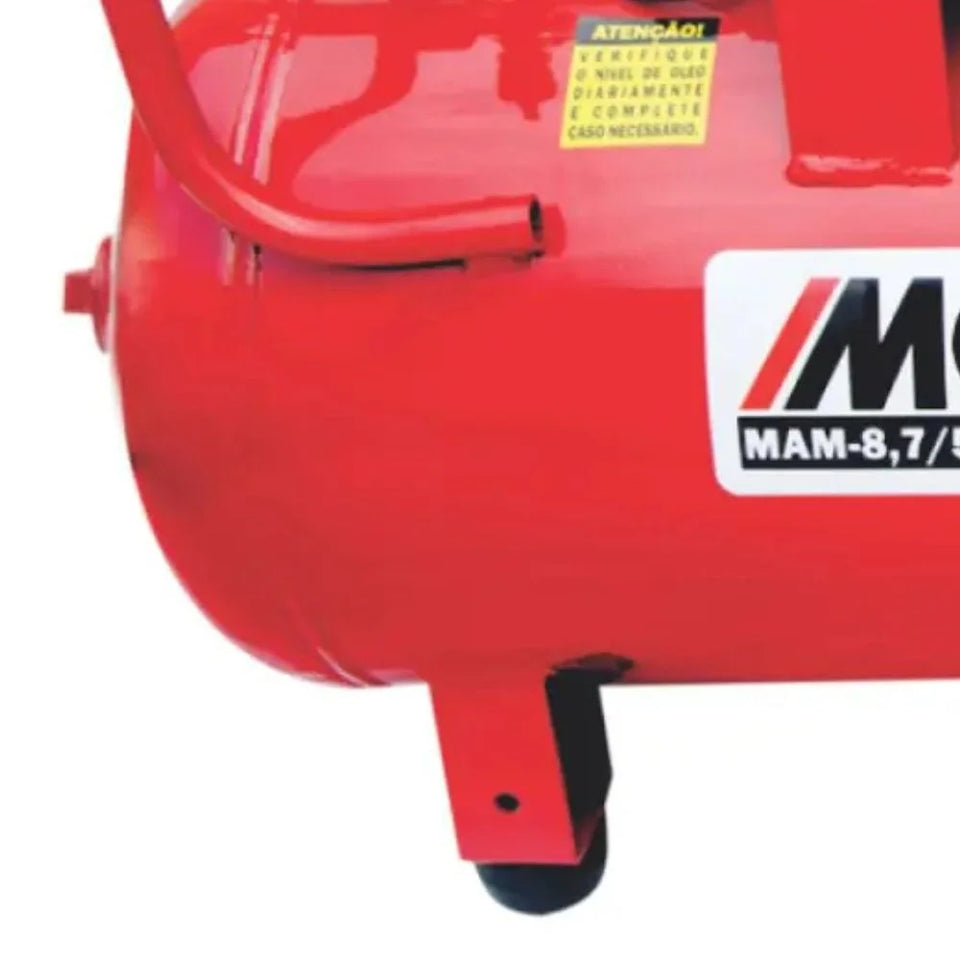 MOTOCOMPRESSOR DE AR MAM-8.7/50BR 120LBS 50LT 220V MOTOMIL