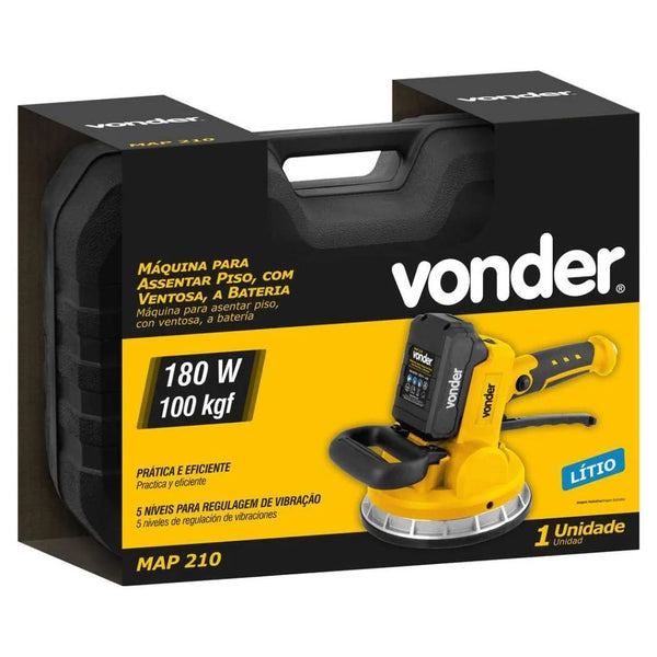 MÁQUINA DE ASSENTAR PISO 20V MAP210 COM VENTOSA VONDER