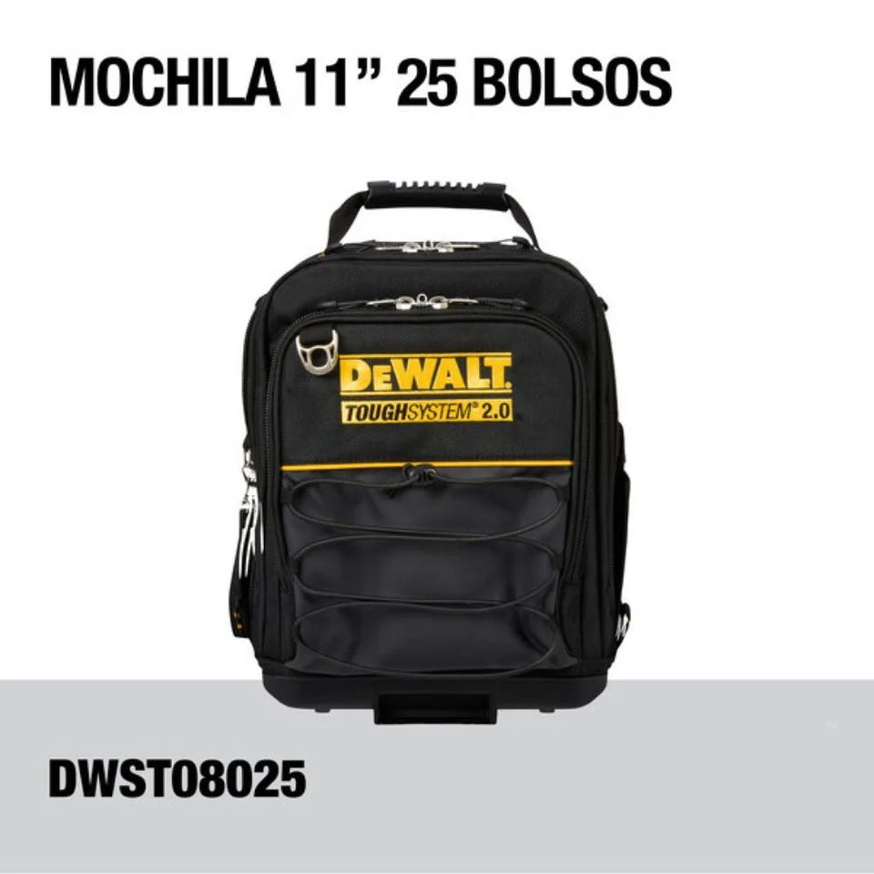 MOCHILA PARA FERRAMENTAS TAGHSYSTEM COM 25 BOLSOS DWST08025 DEWALT