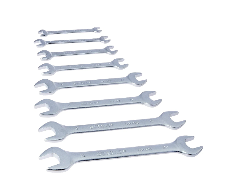 JOGO DE CHAVES FIXAS DO 9 A 22 EM MILÍMETROS 86-072 COM 8 PEÇAS STANLEY