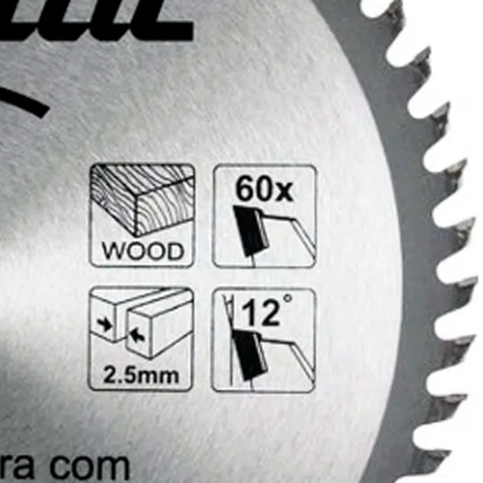 DISCO DE SERRA CIRCULAR 9/1.4" 235MM 60 DENTES D-51384 MAKITA