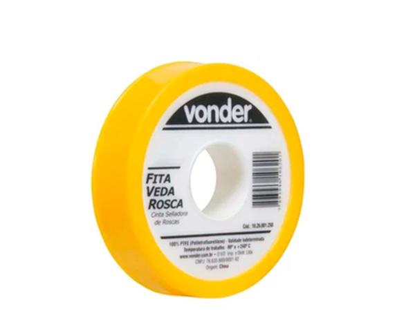 FITA VEDA ROSCA 18MMX5M 1026001805 VONDER