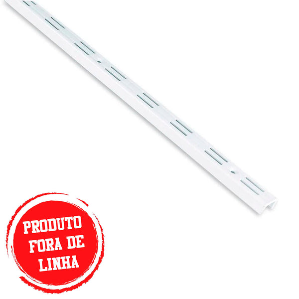 TRILHO DUPLO ENCAIXE FICO 1 METRO BRANCO