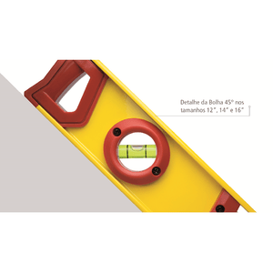 NÍVEL DE ALUMÍNIO 400MM 16" KLBS16-S STARRETT
