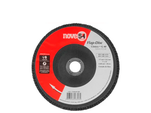 DISCO DE DESBASTE/ACABAMENTO FLAP DISC CNICO 7" GRÃO 60 1280061007 NOVE 54