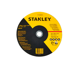 DISCO DE CORTE PARA INOX 9"X2,5MMX7/8" STA8069 STANLEY