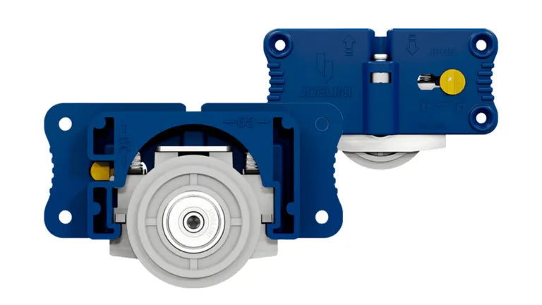 KIT PORTA DE CORRER JP-85 PARA 1 PORTA 50KG EMBUTIDA COM GUIA UNIVERSAL JOELINI