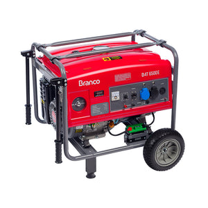 GERADOR DE ENERGIA BRANCO A GASOLINA B4T 6500E 13CV