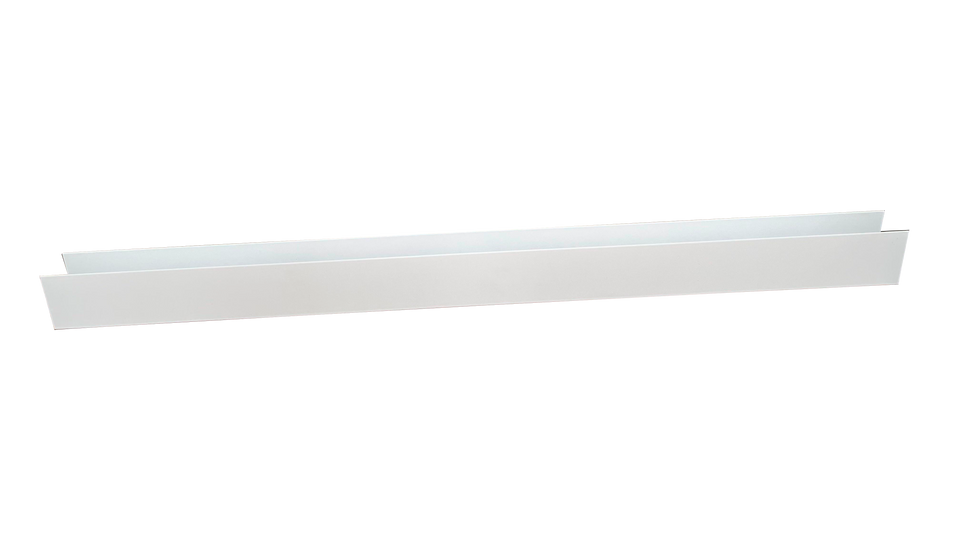 PERFIL DE ALUMÍNIO PARA RODAPÉ BRANCO 60CM 5OMM JG